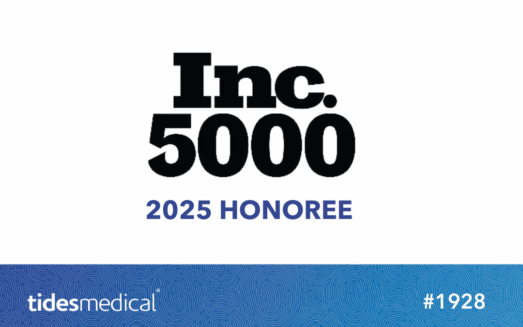 Tides Medical Ranks No. 1928 on the 2025 Inc. 5000 List of America’s Fastest-Growing Private Companies