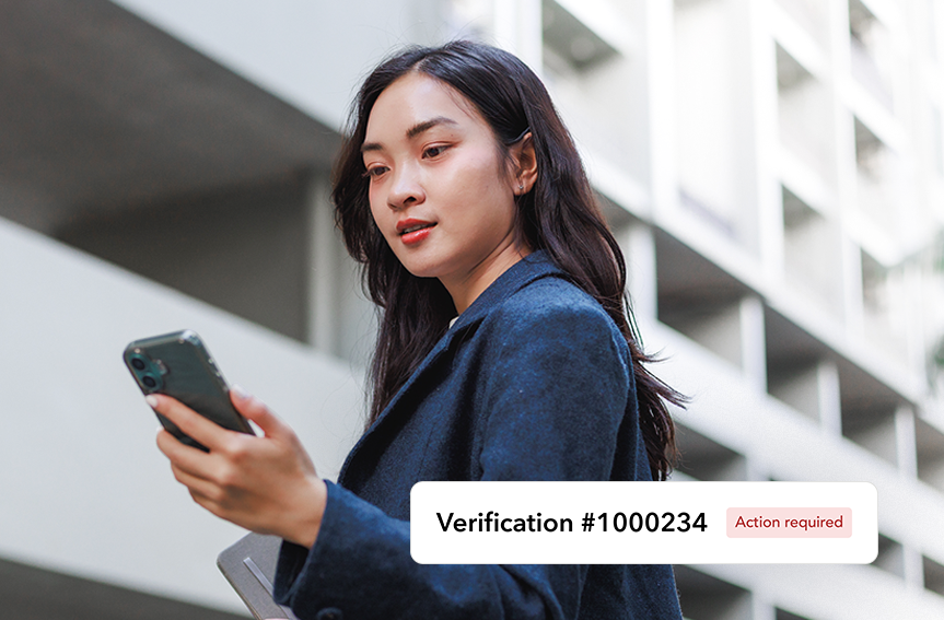OurPortal Verification with Action Required Status